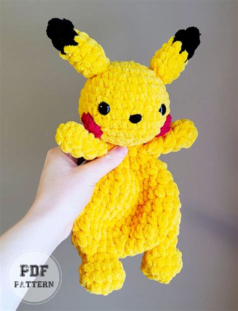 Plush Crochet Pikachu Free Amigurumi Pattern