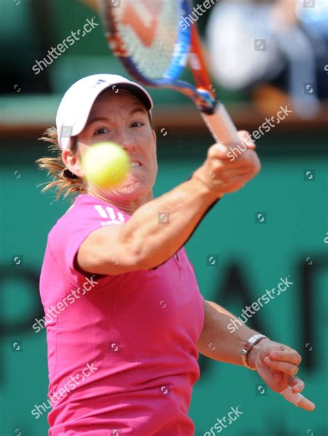 Justine Henin Belgium Returns Tsvetana Pironkova Editorial Stock Photo