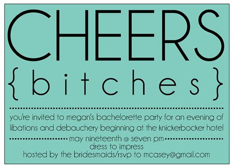 Cheeky Cheers Bitches Bachelorette Party Etsy