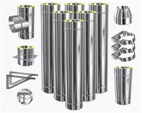 Komin Systemowy Na Wspornik Izolowany Fi Dwu Cienny Zewn Trzny