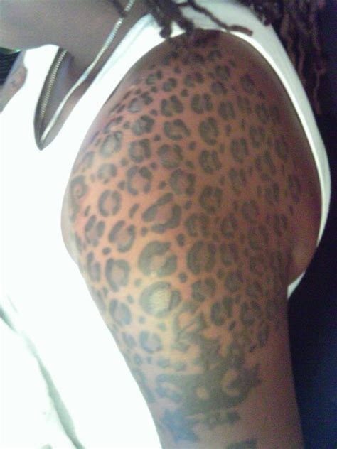 leopard print tattoo by pinkminkink on DeviantArt