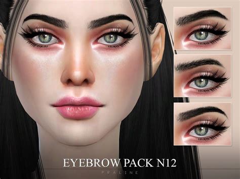 3 Realistic Eyebrows In 18 Colors All Ages And Genders Found In TSR