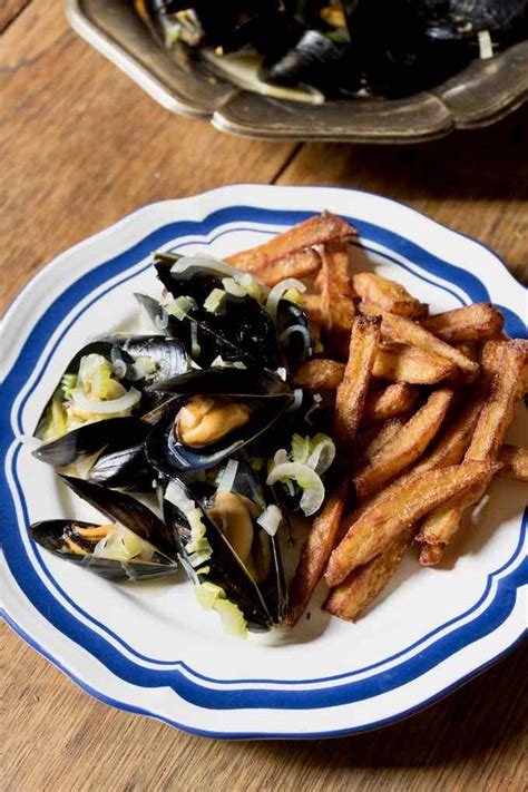 Moules Frites Traditional Belgian Recipe Flavors