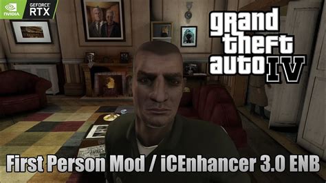 Grand Theft Auto IV First Person Mod ICEnhancer 3 0 ENB No HUD