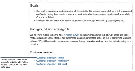 How To Document Product Requirements In Confluence Regarding Product ...