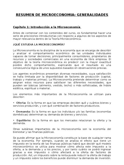 PDF RESUMEN DE MICROECONOMIA DOKUMEN TIPS