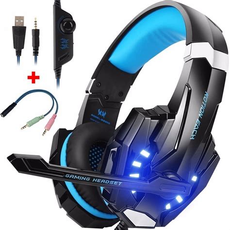 G Fone De Ouvido Gamer Headset Microfone Pc Ps Xbox L R