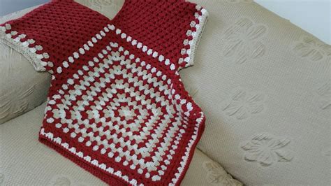 Maglia Uncinetto Tutorial Blouse Crochet Granny Square Youtube