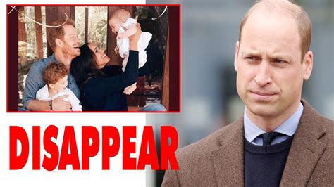 Sussexes Christmas Card DISAPPEARED After William Kate Made Very