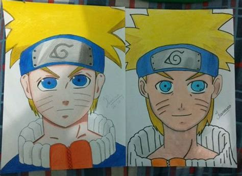 Meu Primeiro Desenho Do Naruto E Meu Ltimo Desenho Naruto Shippuden