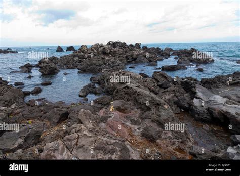 Jeju Island beach Stock Photo - Alamy