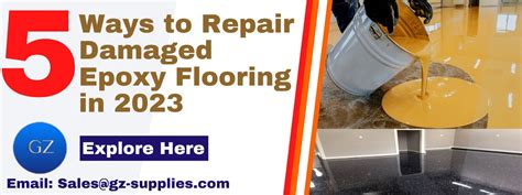 Ways To Repair Damaged Epoxy Flooring In Gz Industrial Supplies