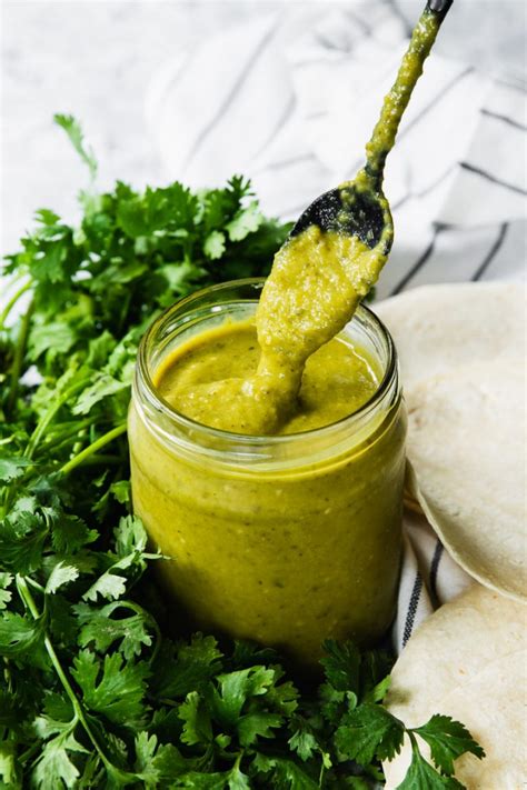 Homemade Green Enchilada Sauce Recipe Good Things Baking Co