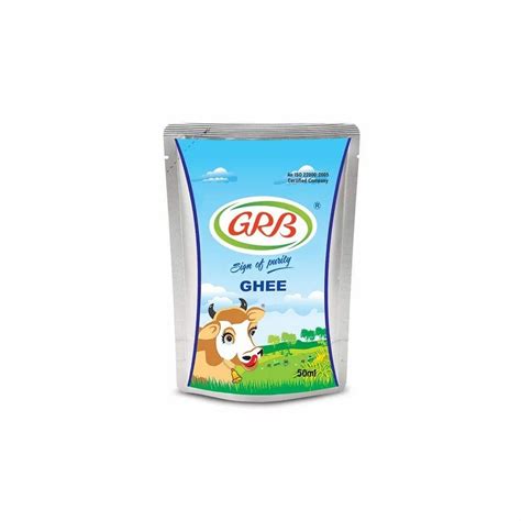 Grb Ghee Pouch At Best Price In Singarayakonda ID 2852759671155