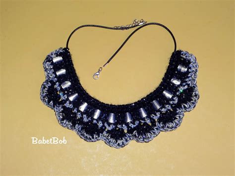 Tuto Collier Au Crochet Babioles Et Bobines De Martine