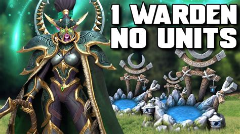 1 Warden NO OTHER UNITS WC3 Grubby YouTube