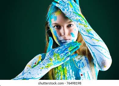 Nude Body Paint Over Royalty Free Licensable Stock Photos Shutterstock