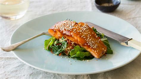 Sweet Dreams Honey And Soy Salmon With Ginger Sesame And Asian