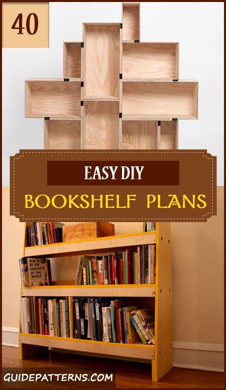 Easy Diy Bookshelf Plans Guide Patterns