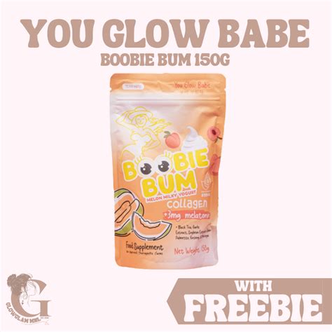 WITH FREEBIE Boobīe Bum Melon Milk Yogurt Collagen by You Glow Babe