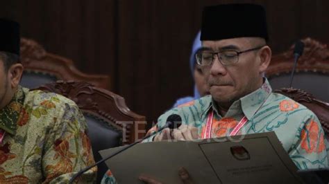 Kpu Minta Mk Tolak Gugatan Amin Dan Ganjar Dalam Sidang Phpu Foto