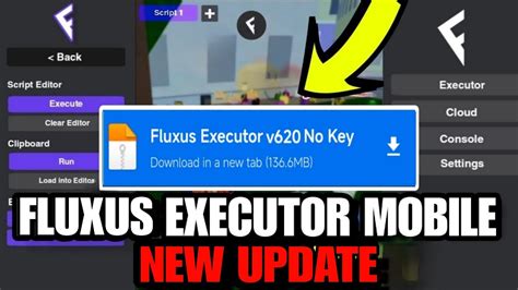 Fluxus Executor Mobile New Update V620 Fluxus Actualizado Fluxus