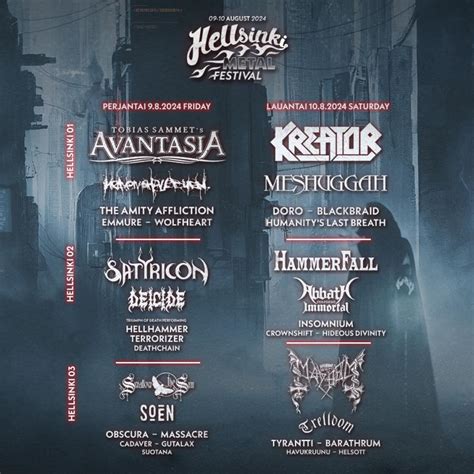 Hellsinki Metal Festival 2024 09 08 2024 2 Days Helsinki