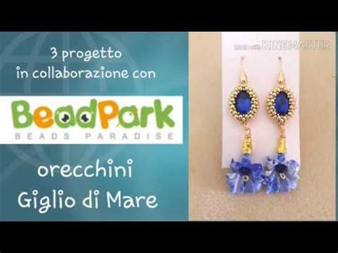 Progetto In Collaborazione Con Beadpark Orecchini Giglio Di Mare