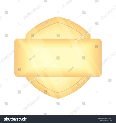 Gold Badge Template Design Element Icon Stock Vector (Royalty Free ...