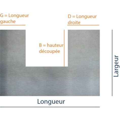 Plaque Aluminium Brut D Coupe U D Coupe Sur Mesure