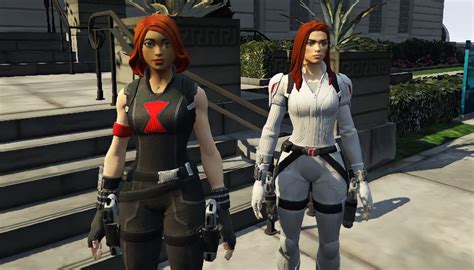 Black Widow Fortnite Add On Ped GTA5 Mods