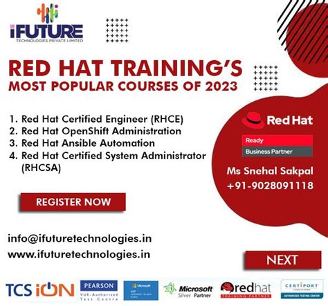 Red Hat Trainings Most Popular Courses Of Ifuture Technologies