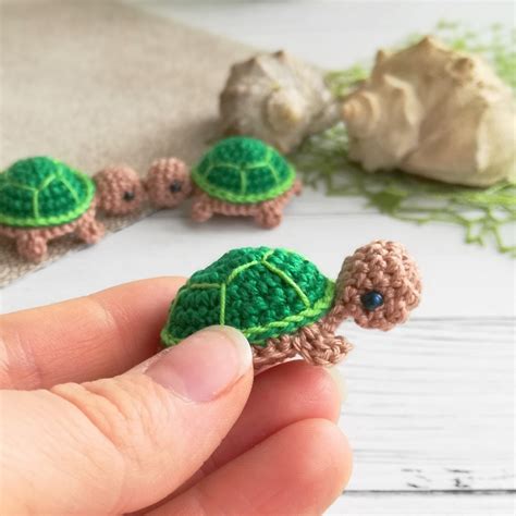 Crochet Baby Turtle Pattern Amigurumi Tiny Sea Animals Inspire Uplift