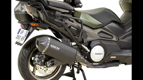 Cv Kymco Avant Apres Echappement Arrow Exhaust Youtube