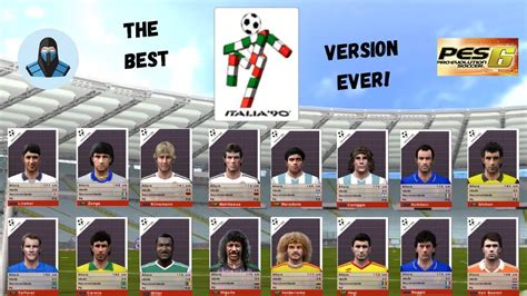 ⚽️pes 6 Fifa World Cup 1990 The Final Version 🎮 143 Youtube