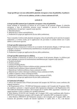 Decreto End Of Waste Pannolini Ed Assorbenti Pdf