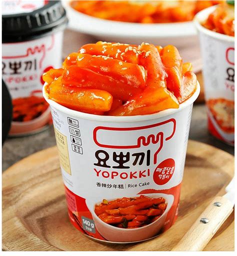 Korea Yopokki Sweet Spicy Topokki Rice Cake Cup 140g Lazada Ph