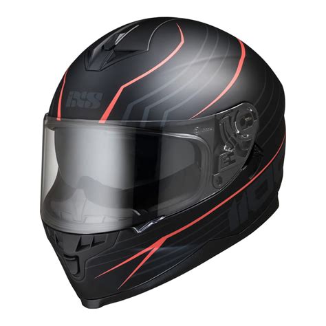 iXS Integralhelm iXS1100 2.1 schwarz-rot matt | Integralhelme | BMO ...