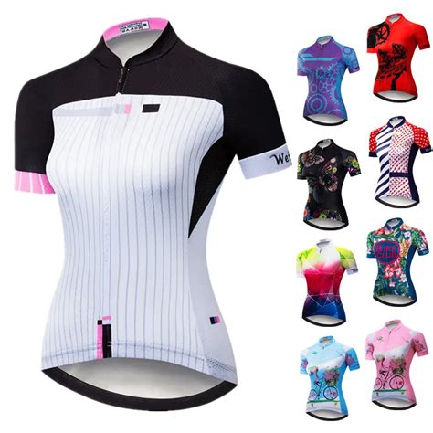 Weimostar Cycling Jersey 2021 Short Sleeve Women Cycling Shirt