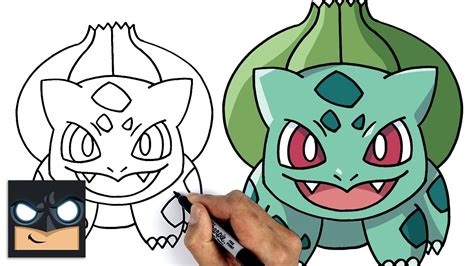 How To Draw Pokemon Bulbasaur Pokemon Drawing For Beginners Youtube