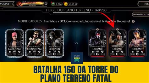 Chefes Da Luta 160 Na Torre Do Plano Terreno Fatal No Mortal Kombat