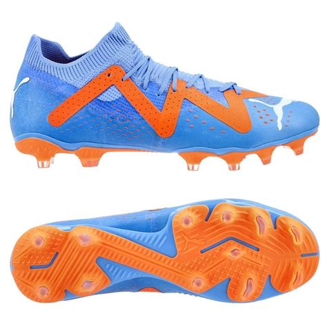 Puma Future Match Fg Ag Supercharge Bl Hvit Oransje Dame