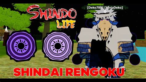 SHOWCASE DO NOVO RINNEGAN DO MADARA NO SHINDO LIFE SHINDAI RENGOKU