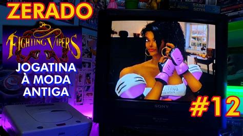 Fighting Vipers Sega Saturn Zerado Direto Do Console Tv De Tubo