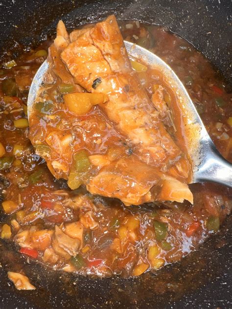 How To Make Mackerel Jamaican Style Mackerel In Tomato Sauce Jerk