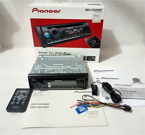 Jual Pioneer DEH S5250BT Bluetooth Head Unit Singledin Pioneer DEH