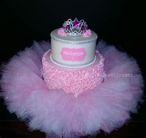 Cakes By Zana Pink Ruffle Tutu Princess Cake