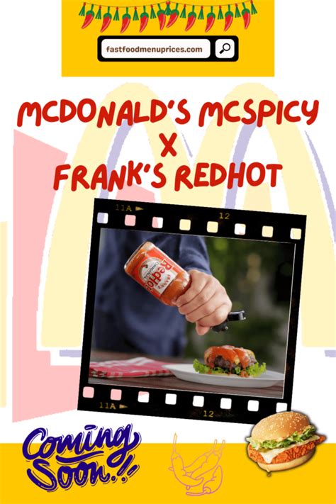 Is This McDonalds Spiciest Burger Yet? McDonalds McSpicy x Franks