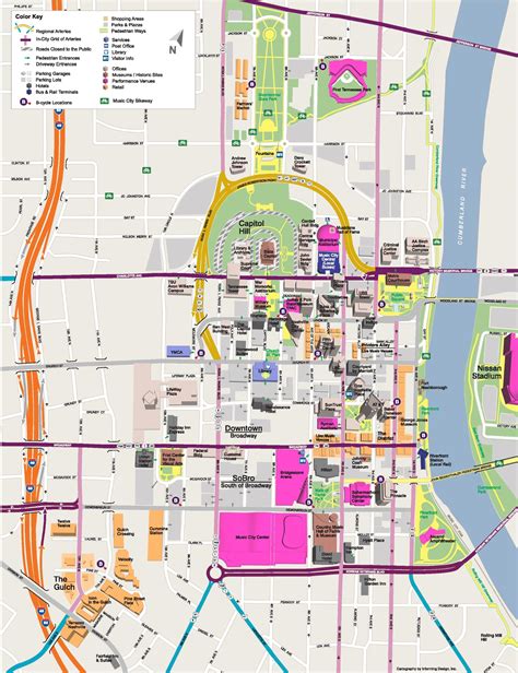 Printable Map Of Nashville