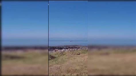 Wales Plane Crash Video Small Plane Crashes Into Sea Viral Videos